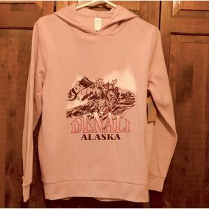 Denali Alaska Girls Pink Hooded Sweatshirt, NWT, Size 2XL (20)